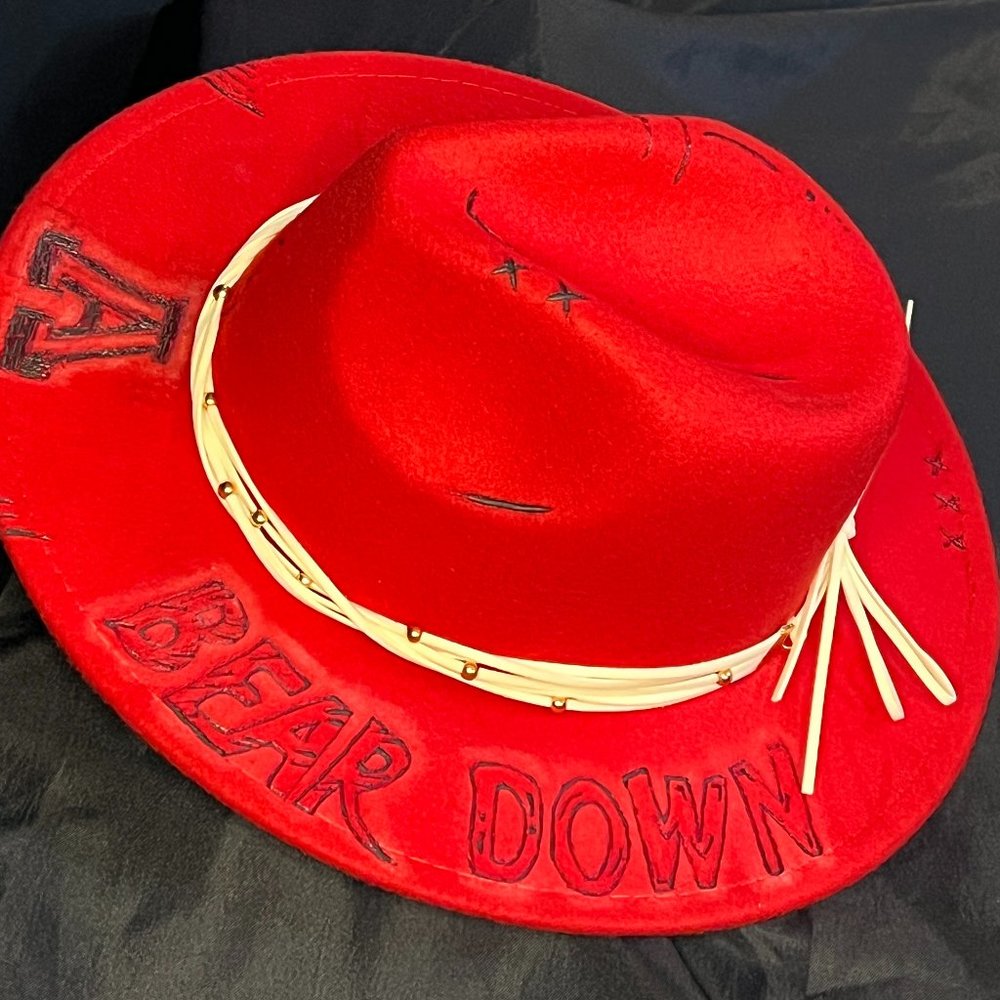 custom UofA hat